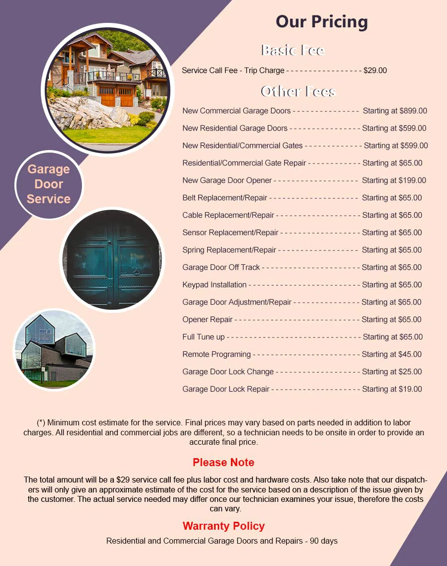 Community Garage Door Service Delray Beach, FL 561-419-6370